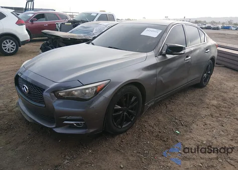 2015 Infiniti Q50 Premium from USA, damaged, VIN JN1BV7APXFM354045